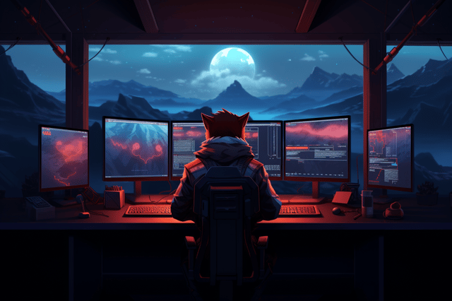 Red panda at station